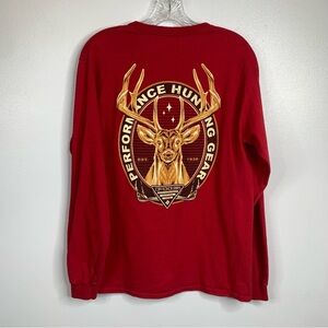 Men’s‎ Columbia PHG Red Long Sleeve Graphic T-Shirt